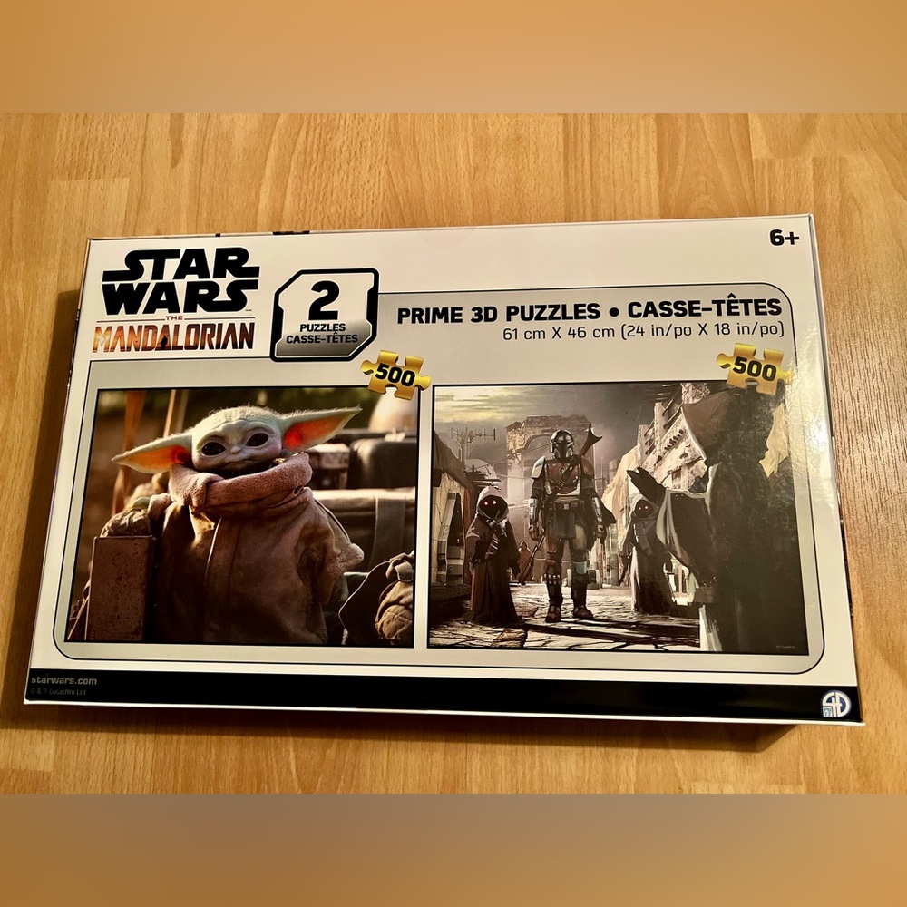 Disney Star Wars Mandalorian Prime 3D- 2 Puzzles